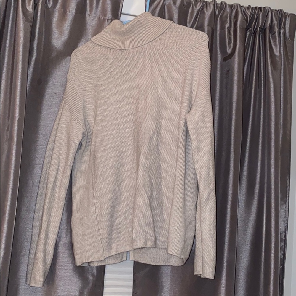 BCBG Open Back/Turtle Neck Sweater